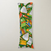 Coussins Longs Motif de livre (Devant (Vertical))