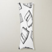 Coussins Longs Motif de livre (Devant (Vertical))