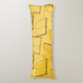 Coussins Longs Motif de livre (Devant (Vertical))