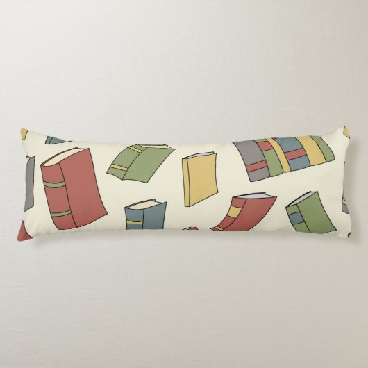 Coussins Longs Motif de livre (Devant)