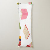 Coussins Longs Motif de livre (Devant (Vertical))