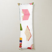 Coussins Longs Motif de livre (Dos (Vertical))