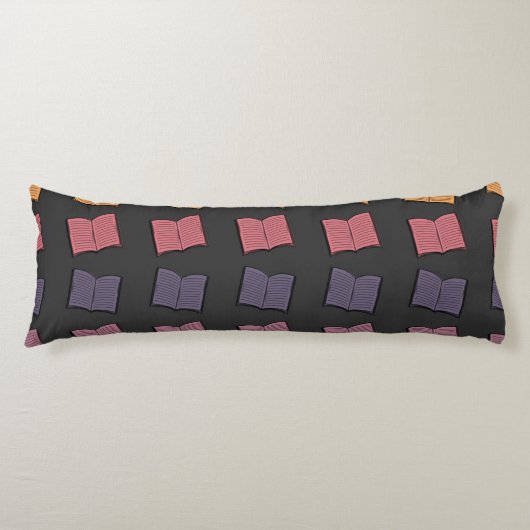 Coussins Longs Motif de livre (Devant)