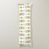 Coussins Longs Motif De Llamas, Cute Llamas, Alpacas, Cactus (Dos (Vertical))