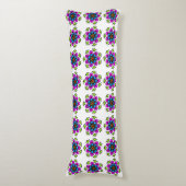 Coussins Longs Motif de mandala floral (Devant (Vertical))