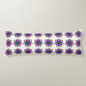 Coussins Longs Motif de mandala floral (Devant)