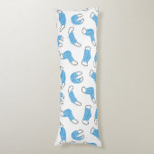 Coussins Longs motif de masque Médicale (Devant (Vertical))