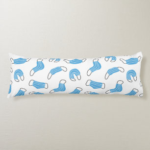 Coussins Longs motif de masque Médicale