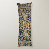 Coussins Longs Motif de moquette fleurie décorative (Dos (Vertical))