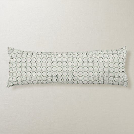 Coussins Longs Motif de Noël bohème éclectique complexe délicat (Devant)