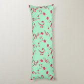 Coussins Longs Motif de notes musicales (Dos (Vertical))