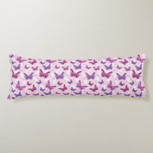 Coussins Longs motif de papillon 2
