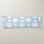 Coussins Longs Motif De Pâtes, Patrouilles Blanches, Aquarelles, (Dos)