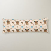 Coussins Longs motif de pattes de chien (Dos)