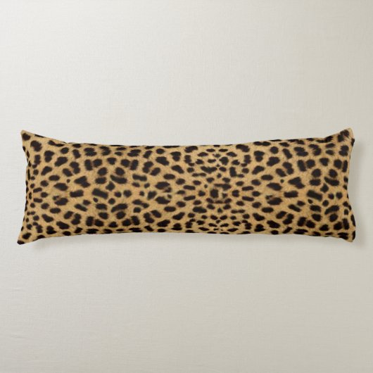 Coussins Longs Motif de peau de léopard (Devant)