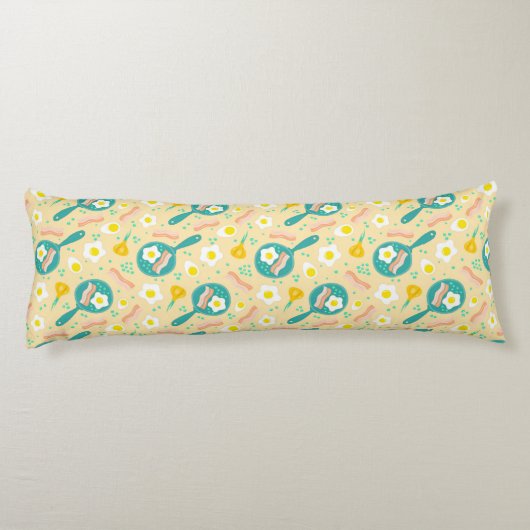 Coussins Longs Motif de petit déjeuner (Dos)