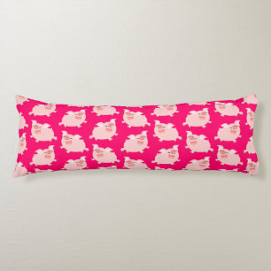 Coussins Longs Motif de petits cochons dessin animé mignons et jo