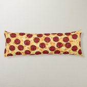 Coussins Longs Motif de pizza de pepperoni (Dos)