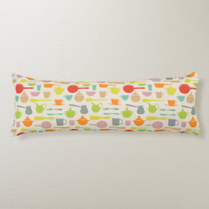 Coussins Longs Motif de plats