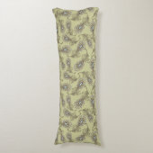 Coussins Longs Motif de plume (Devant (Vertical))