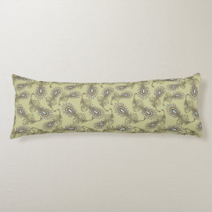 Coussins Longs Motif de plume