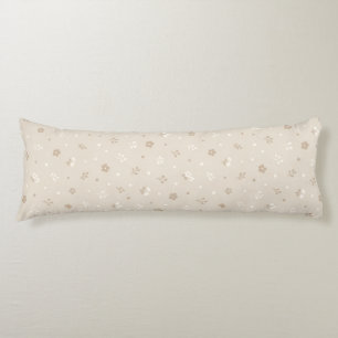 Coussins Longs Motif de points botaniques