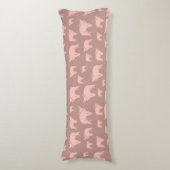 Coussins Longs Motif de porc rose (Devant (Vertical))