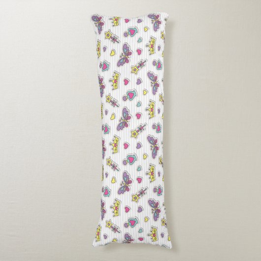 Coussins Longs motif de princesse de ballet (Devant (Vertical))