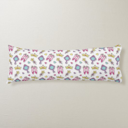 Coussins Longs motif de princesse de papillon (Devant)