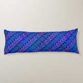 Coussins Longs Motif de questions pourpre (Dos)