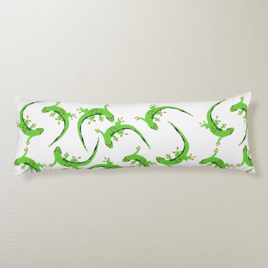 Coussins Longs Motif de reptile Gecko Lizard (Dos)