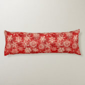 Coussins Longs Motif de snowflakes (Dos)