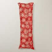 Coussins Longs Motif de snowflakes (Devant (Vertical))