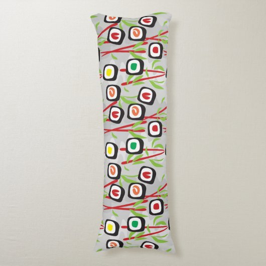 Coussins Longs Motif de sushi (Devant (Vertical))