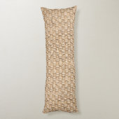 Coussins Longs Motif de tapis Sisal (Dos (Vertical))