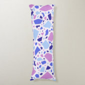 Coussins Longs Motif de Terrazzo coloré (Devant (Vertical))