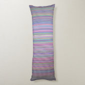 Coussins Longs Motif de test d'écran de télévision cassé (Dos (Vertical))