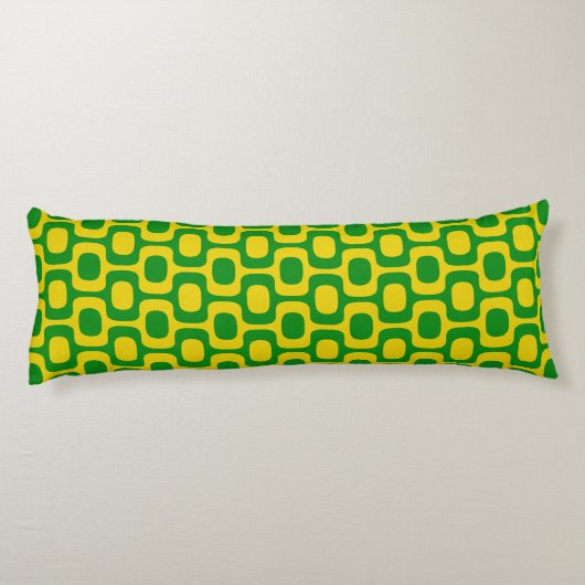 Coussins Longs Motif de trottoir d'Ipanema, Motif de plage, Brési (Dos)