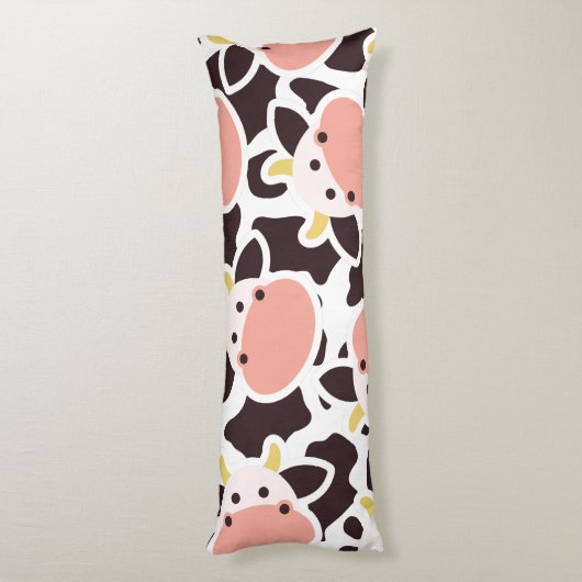 Coussins Longs Motif de vache mûre (Dos (Vertical))