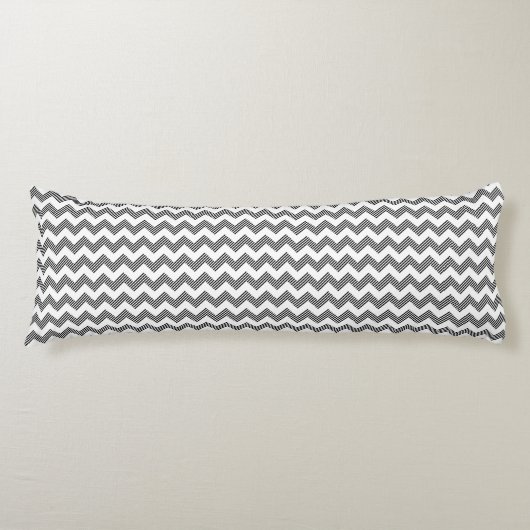Coussins Longs Motif de zigzag géométrique 2 (Devant)