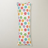 Coussins Longs Motif d'émoji souriant (Devant (Vertical))