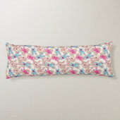 Coussins Longs Motif d'enfant de Kawaii avec des griffonnages (Dos)