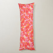 Coussins Longs motif des coeurs rouges (Dos (Vertical))