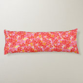 Coussins Longs motif des coeurs rouges (Dos)