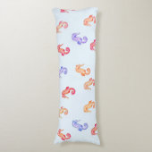 Coussins Longs Motif des hippocampes colorés (Devant (Vertical))