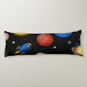Coussins Longs Motif d'espace (Dos)