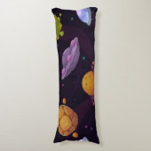 Coussins Longs Motif d'espace (Devant (Vertical))