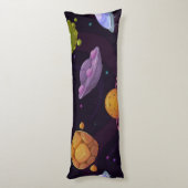 Coussins Longs Motif d'espace (Dos (Vertical))