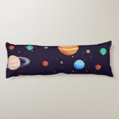 Coussins Longs Motif d'espace (Dos)