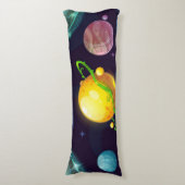 Coussins Longs Motif d'espace (Devant (Vertical))